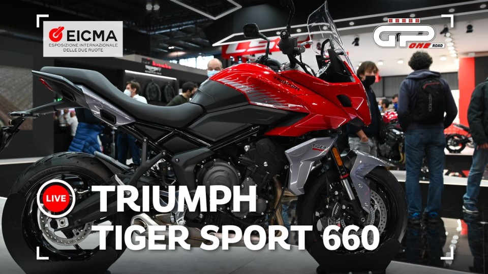 Moto - News: EICMA 2021, LIVE: Triumph Tiger Sport 660 2022, la crossover per tutti