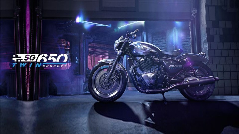 Moto - News: Eicma 2021 - Royal Enfield: svelato l'SG650 Concept