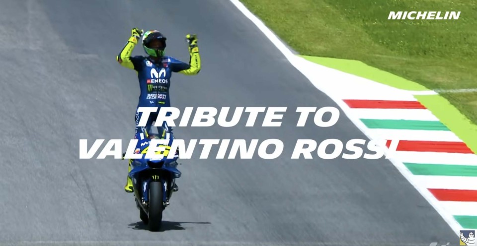 MotoGP: Michelin ripercorre in un video la carriera di Valentino Rossi