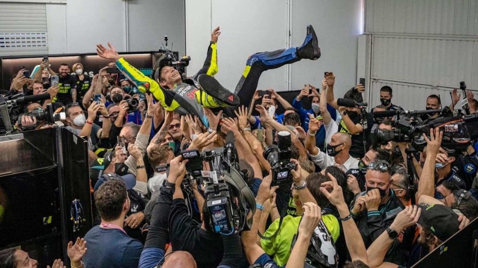 MotoGP: Rossi: “Ero preoccupato per la mia ultima gara, ma abbiamo fatto un bel casino”