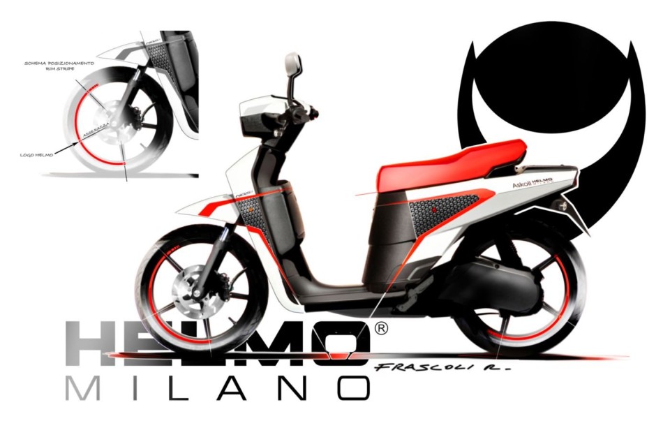 Moto - News: Askoll by Helmo Milano: l'elettrico con il design di Rodolfo Frascoli 