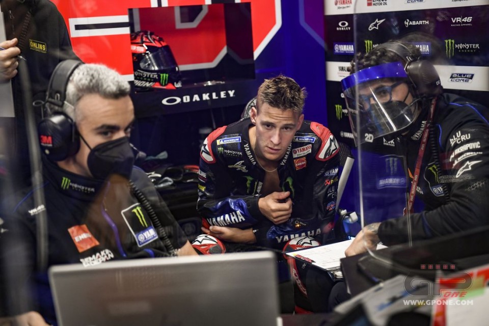 MotoGP: Quartararo: "Il 15° posto? Inconsciamente non ho rischiato"