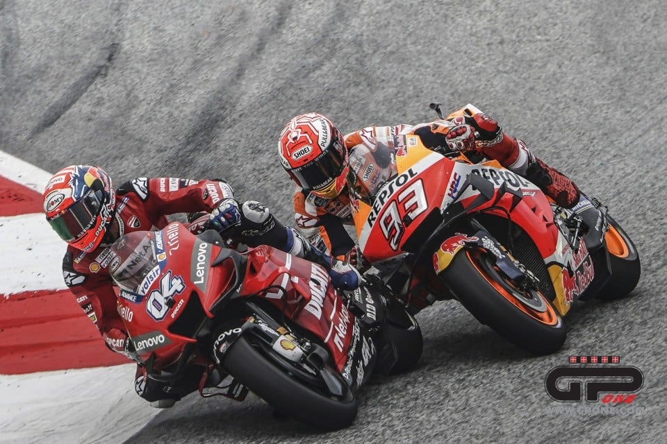 The unexpected guest: Andrea Dovizioso is waiting for Marc Marquez, at the Jerez tests