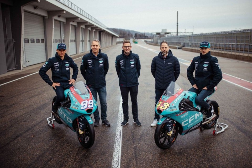 Moto3: The Sachsenring christens the new Prüstel GP team with CFMoto