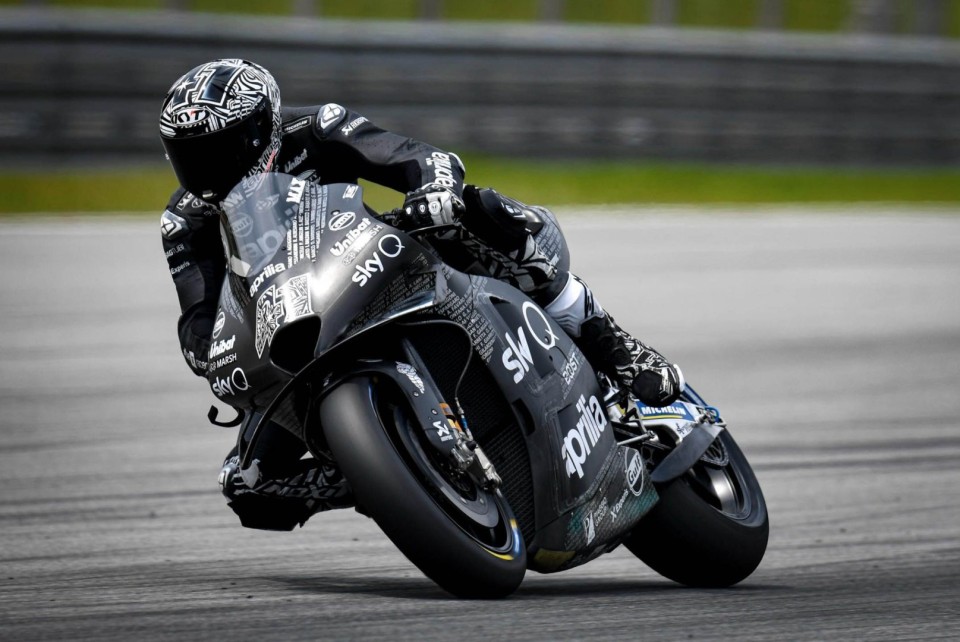 MotoGP: A.Espargarò: L'Aprilia è migliorata molto più di quanto mi aspettassi