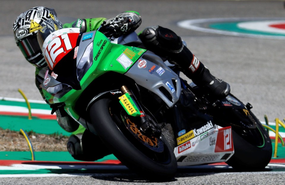 SBK: Simone Saltarelli e Green Speed unici “kawa-lieri” nel CIV SSP 2022