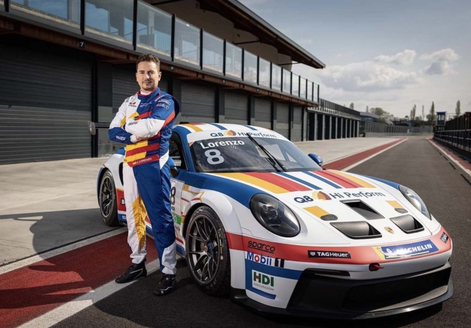 Auto - News: Anche Lorenzo sulle quattro ruote: al debutto nel Porsche Carrera Cup Italia