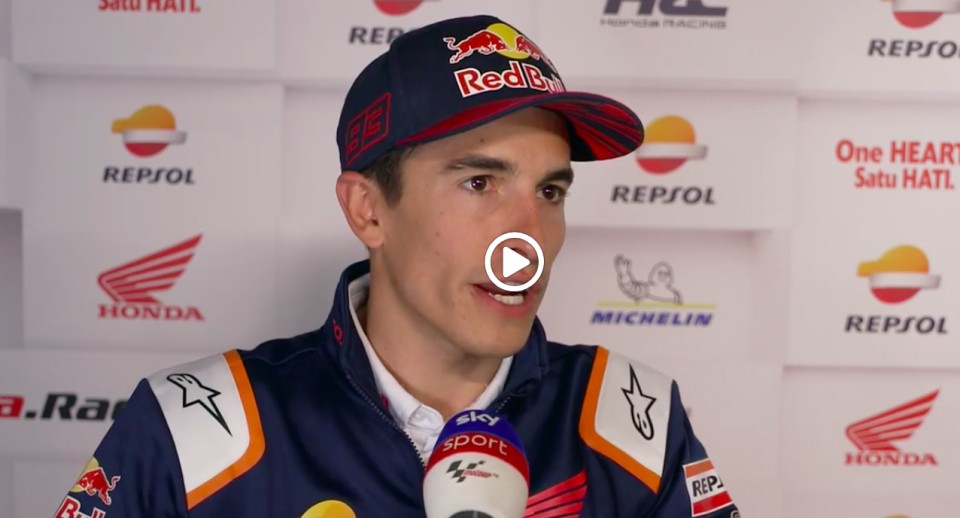 MotoGP: VIDEO - Marquez: "Mi manca sentire bene la moto, ancora non la capisco"