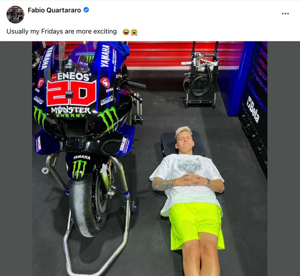 MotoGP: Giornata di riposo: Quartararo si rilassa in buona compagnia
