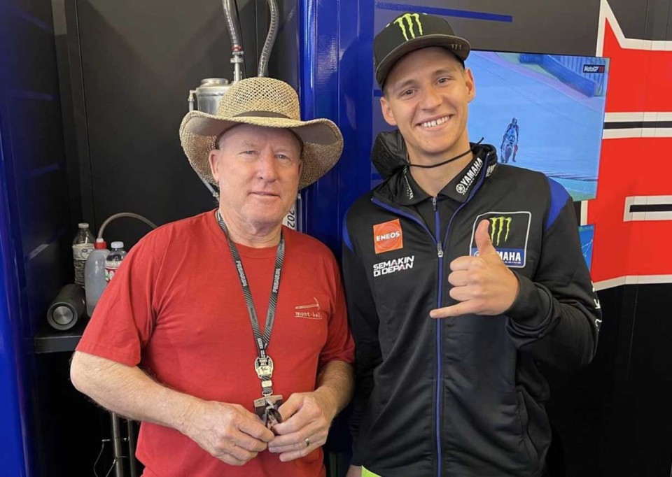 MotoGP: Quartararo incontra una leggenda ad Austin: Kenny Roberts sr