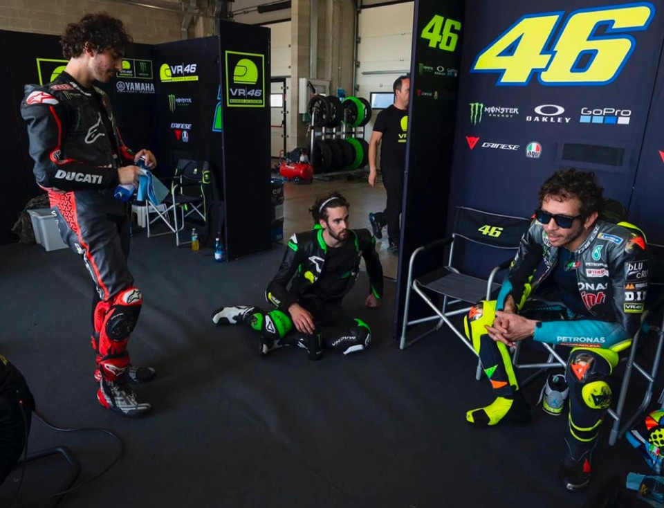 MotoGP: A scuola da Rossi: Bagnaia, Morbidelli e Marini si allenano a Modena