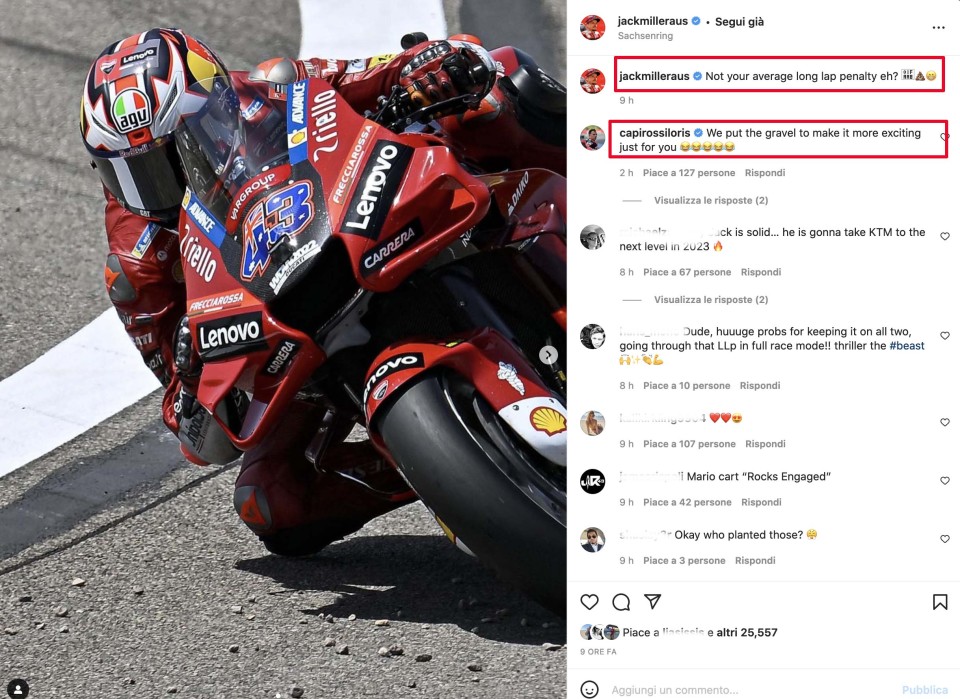 MotoGP: E' sempre Thriller Miller! Guardate il 'long lap penalty' Jackass Style!