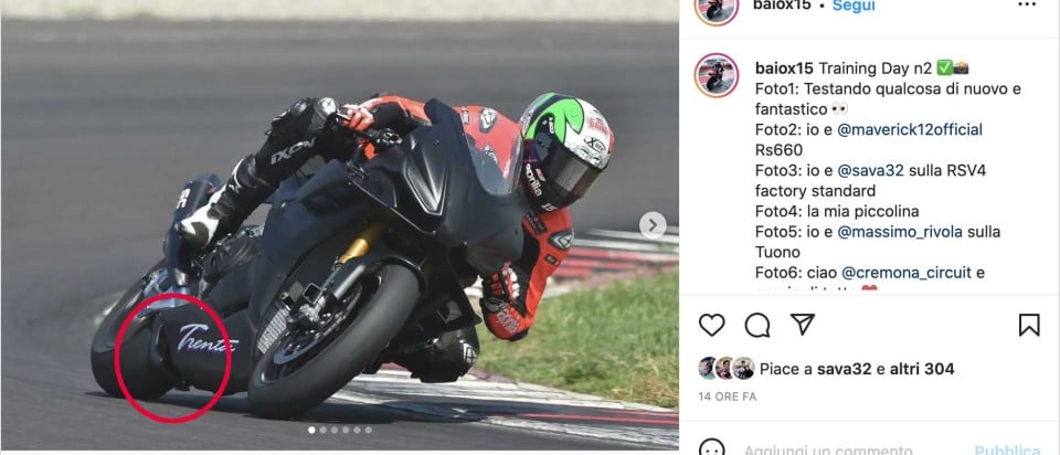 Moto - News: Baiocco 'spoons' the Aprilia RSV-4: soon in production?