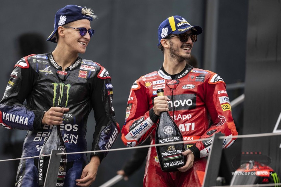 MotoGP: Bagnaia VS Quartararo: la caccia di Pecco a Fabio continua ad Aragon