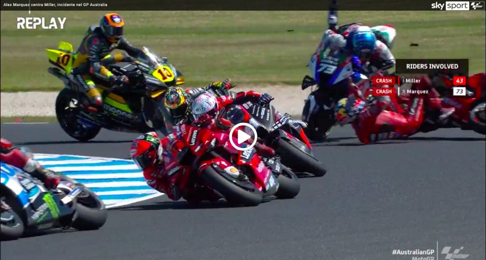 MotoGP: VIDEO - L'incidente tra Alex Marquez e Jack Miller, che deve dire addio al titolo