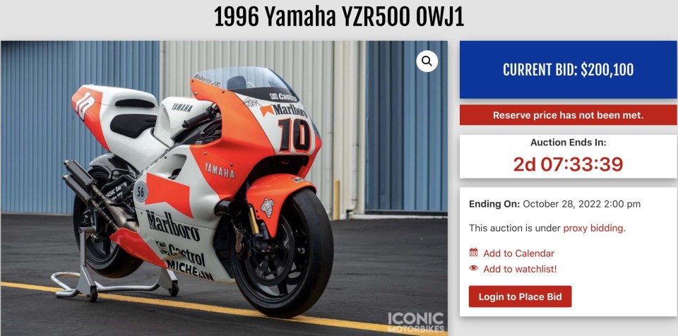 MotoGP: Vi ballano 200.000 dollari nel portafogli? Investiteli in questa Yamaha!