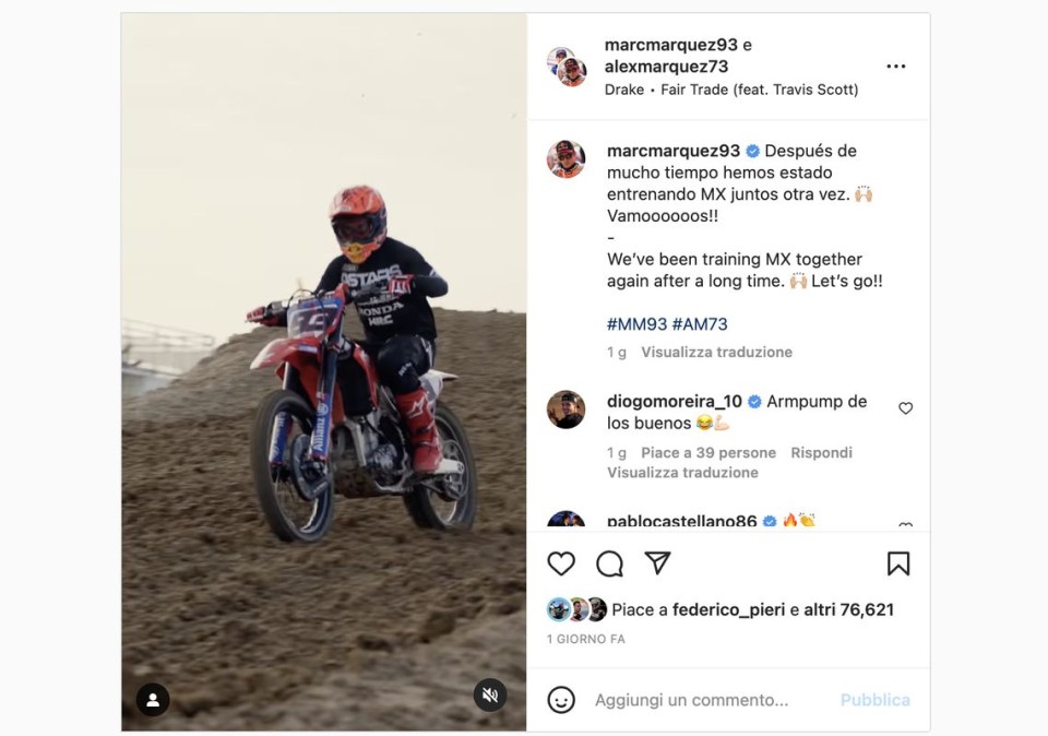 MotoGP: VIDEO - Marc e Alex Marquez: salti in motocross aspettando la Ducati
