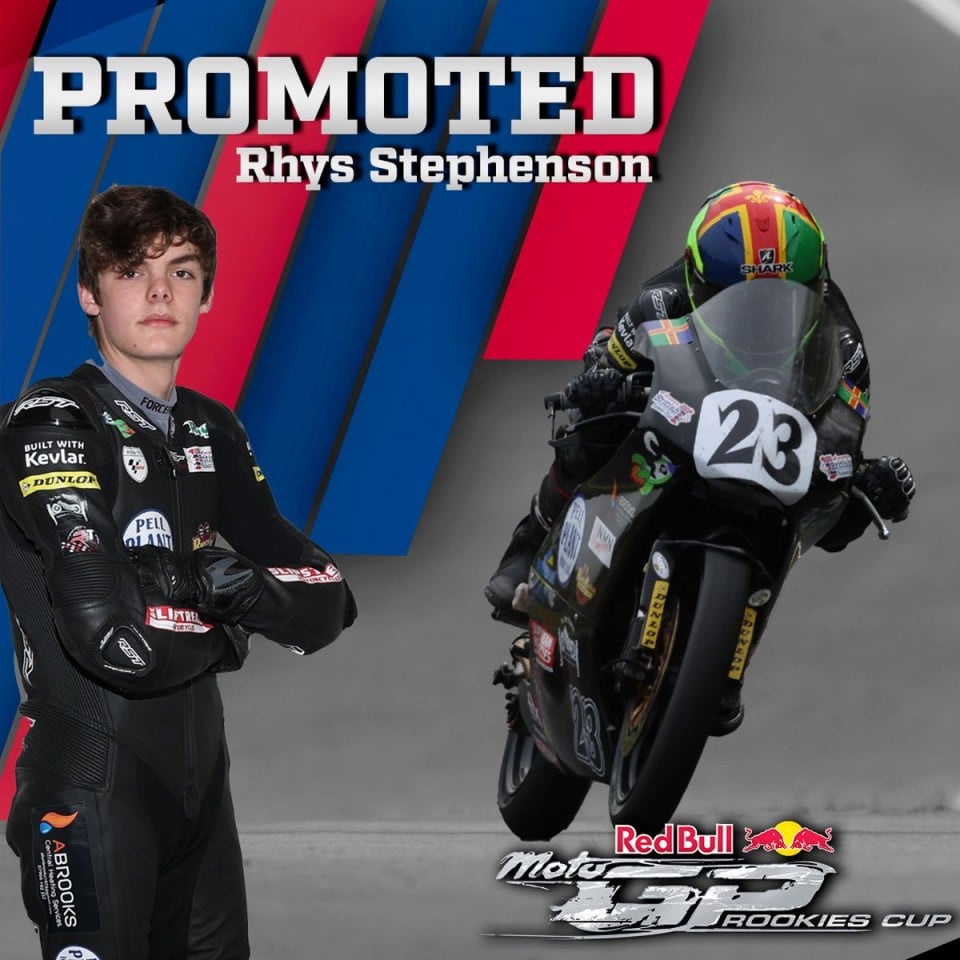 News: Rhys Stephenson gareggerà nella Red Bull MotoGP Rookies Cup nel 2023