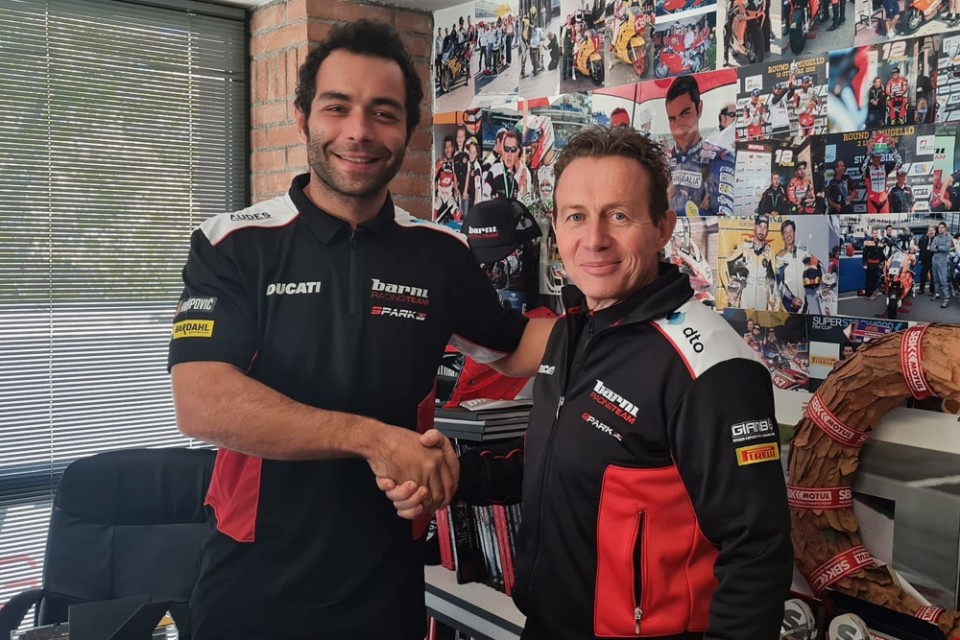 SBK: Official: Petrucci lines up at the start of the WorldSBK Championship with a Team Barni Ducati