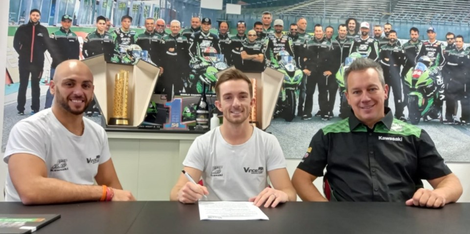 SBK: John McPhee debutta in SuperSport con Vince64 by Puccetti