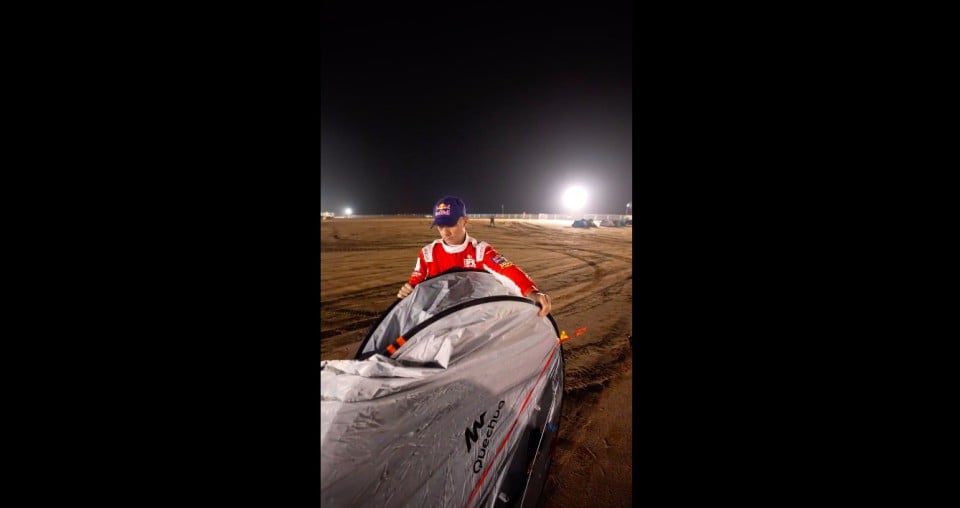 Dakar: VIDEO - La vera sfida di Loeb alla Dakar: aprire la tenda Quechua!