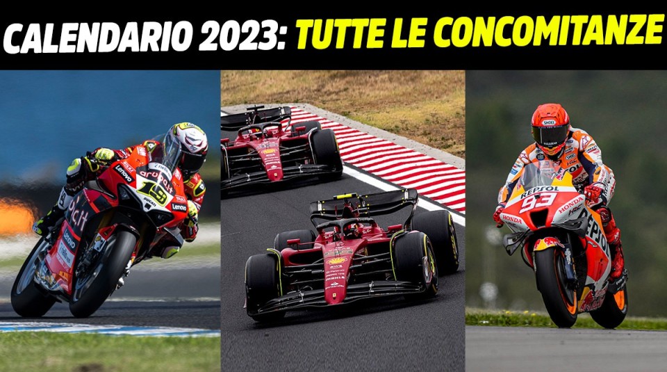 MotoGP: MotoGP VS Formula 1 VS SBK: è scontro di calendari nel 2023