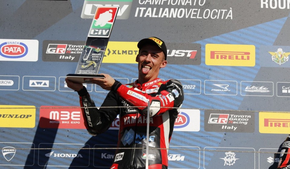 SBK: Roberto Mercandelli rinnova con Rosso e Nero per il CIV SSP 2023