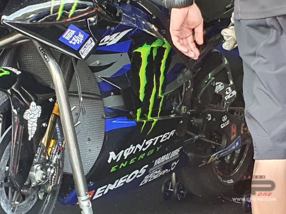 MotoGP: FOTO - La carena è fatta a scale: anche Yamaha ha il suo 'gradino'