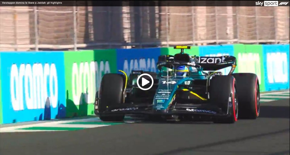 Auto - News: VIDEO - Gli Highlights delle libere del Gran Premio a Jeddah