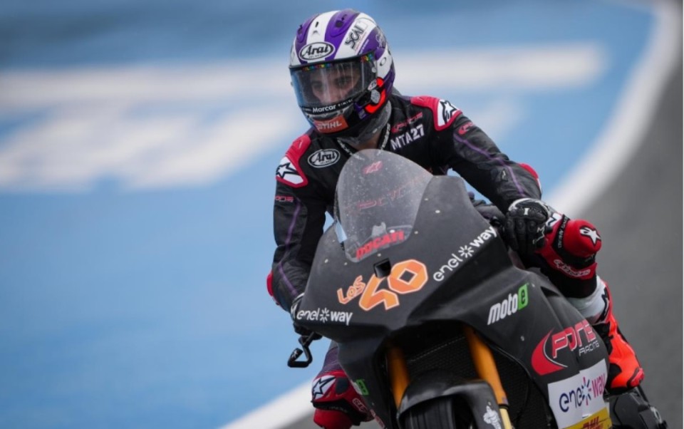 MotoE: Casadei fastest in Wednesday morning Jerez tests