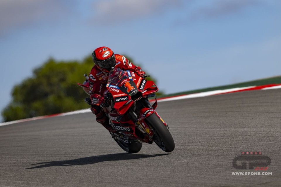 MotoGP: Test Portimao: Bagnaia si prende il Day 1 sfiorando il record della pista