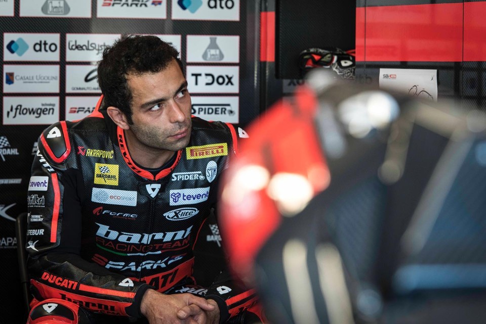 SBK: Petrucci: “È difficile, basta mezzo metro e sei a terra”