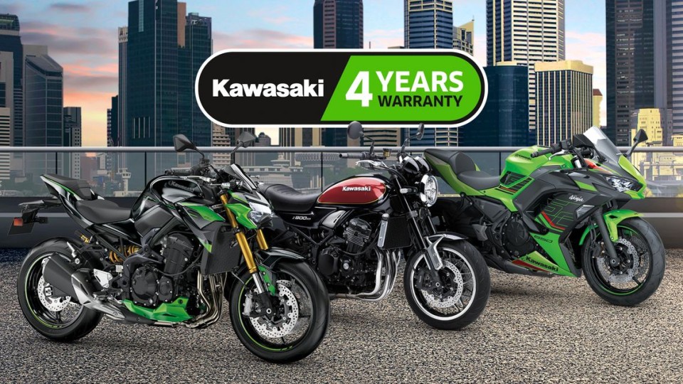 Moto - News: Kawasaki: arriva l’estensione di garanzia fino a 4 anni