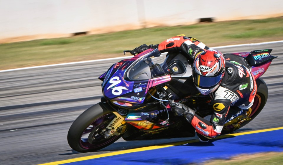 MotoAmerica: Aprilia domina nella Twins Cup a Road Atlanta con Landers e Rodio