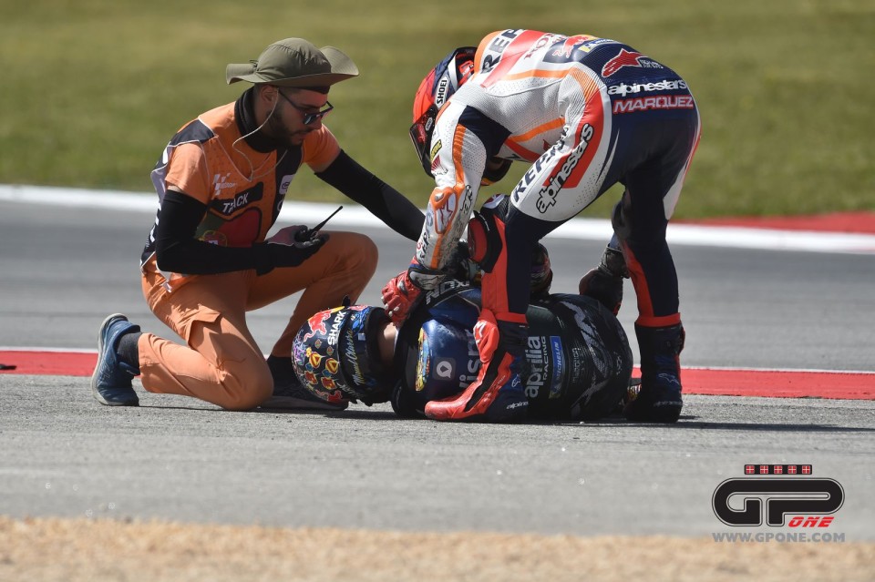 MotoGP: Marquez vicino all'assoluzione: gli Steward ammettono indirettamente l'errore