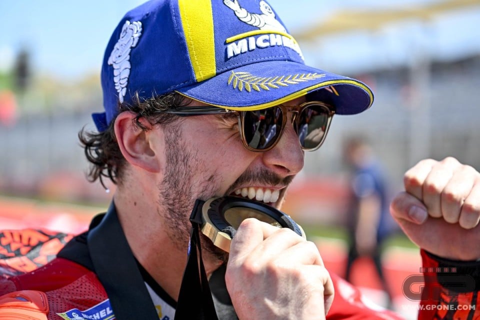 MotoGP: Bagnaia: "If I win the GP, I'll wear cowboy boots on the entry lap"