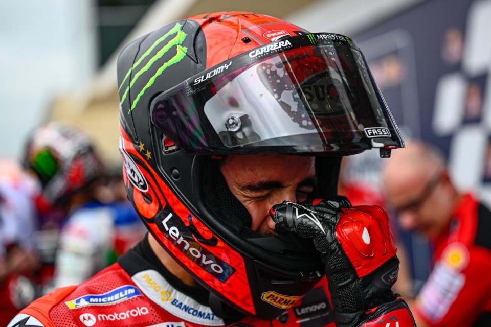 MotoGP: Bagnaia: “Non ho nessuna colpa per questa caduta e non riesco a spiegarmela”