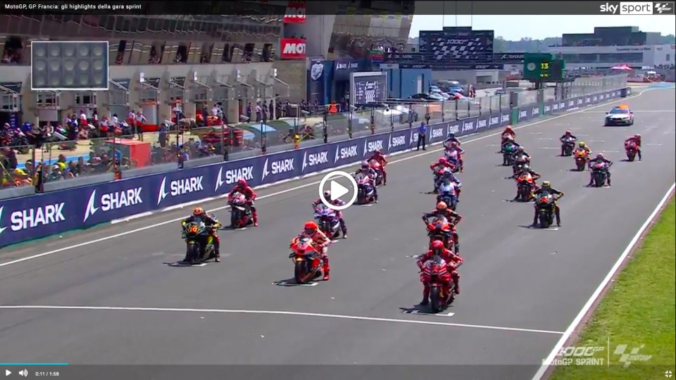 MotoGP: VIDEO - Gli Highlights della Spint Race a Le Mans: Martìn trionfa