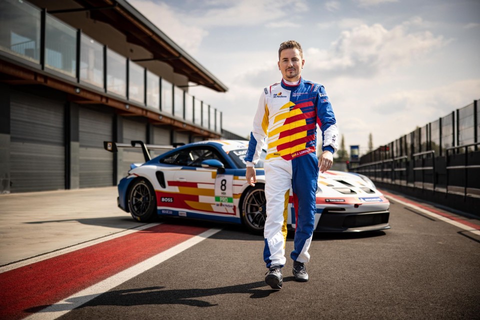 Auto - News: Jorge Lorenzo torna in pista al Mugello nella Porsche Carrera Cup Italia