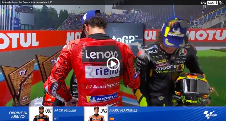 MotoGP: VIDEO - Bezzecchi a Bagnaia: Con la morbida oggi ti avrei...fregato