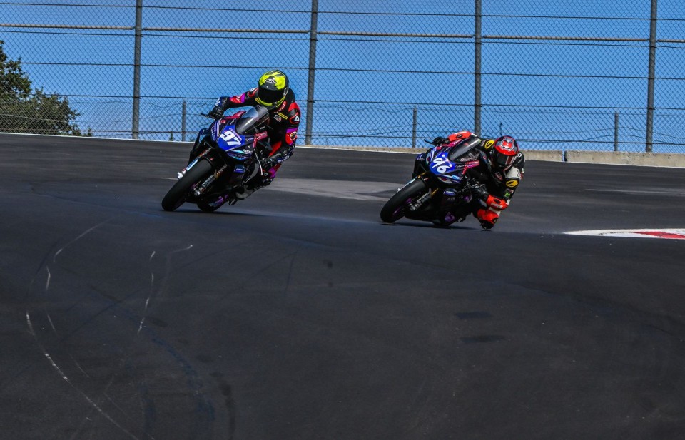 MotoAmerica: Landers e Rodio dominano la Twins con Aprilia davanti a Biaggi a Laguna Seca
