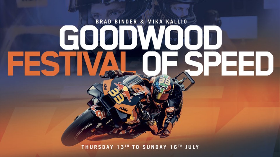 MotoGP: MotoGP lands at Goodwood: Binder and Kallio will be there with their KTM