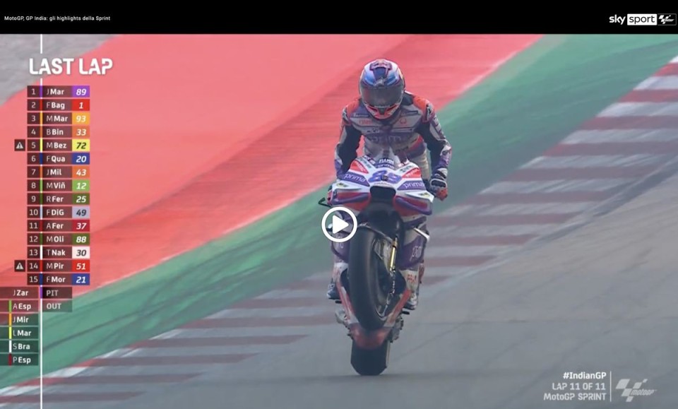 MotoGP: VIDEO - Gli highlights della Sprint Race in India: Martinator domina