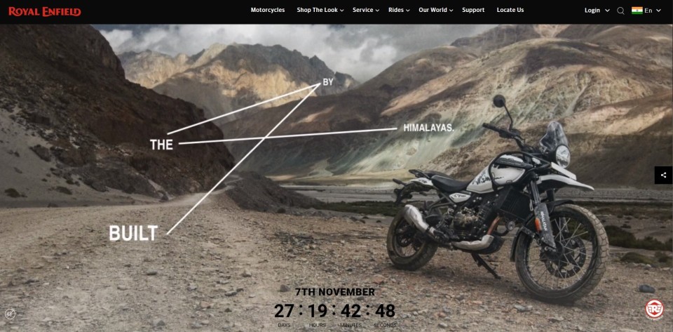 Moto - News: Royal Enfield Himalayan 450: è già stata svelata sul sito della Casa indiana