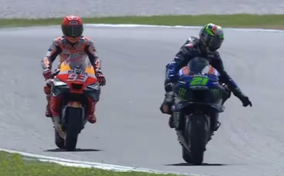MotoGP: Marquez e Morbidelli si punzecchiano sulle scie. Marc: "così fan tutti"