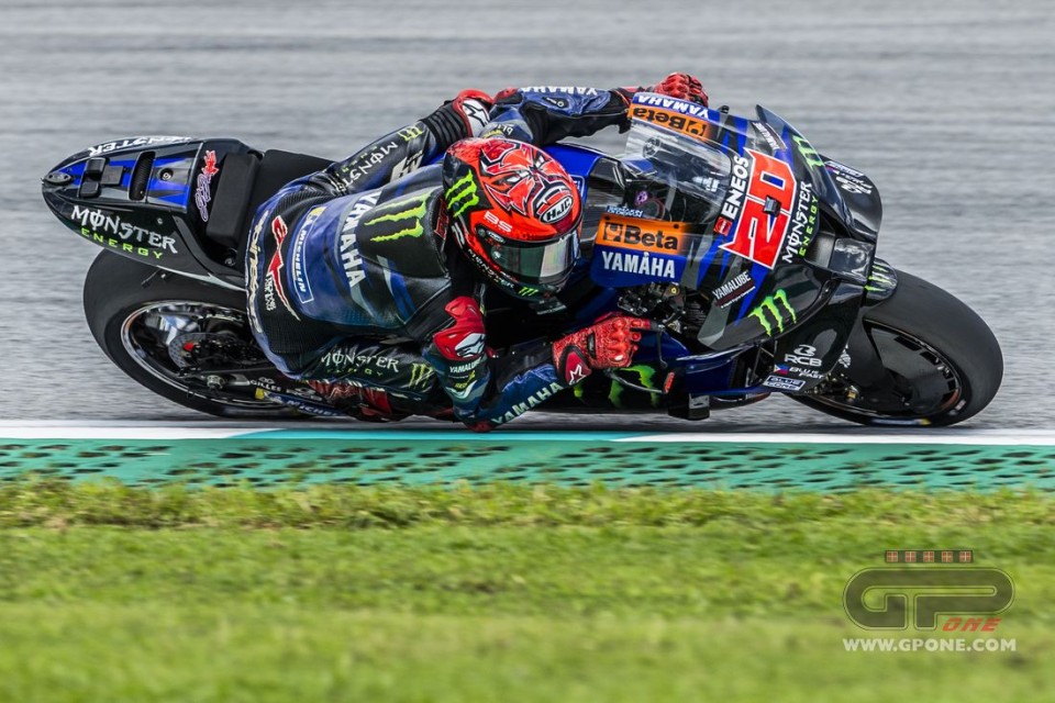 MotoGP: Sepang: Quartararo si prende una soddisfazione nel Warm UP