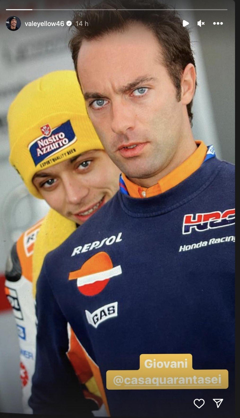 MotoGP: Valentino Rossi su instagram con la tuta Repsol: due coincidenze fanno un indizio