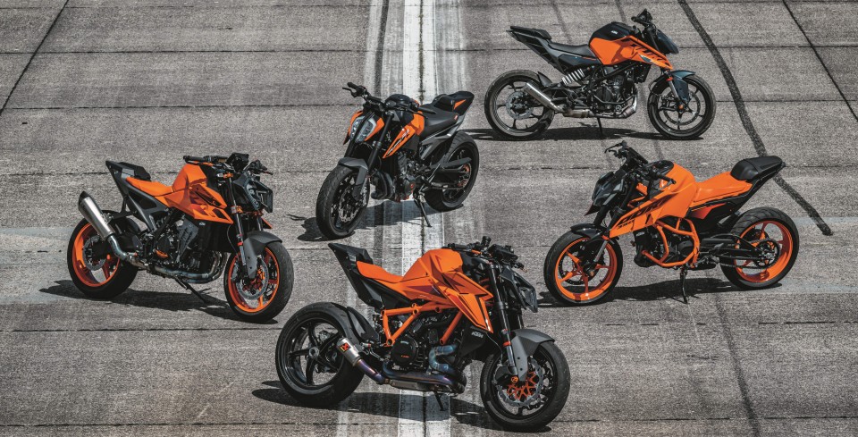 Moto - News: KTM: ecco i prezzi della nuova gamma DUKE 2024