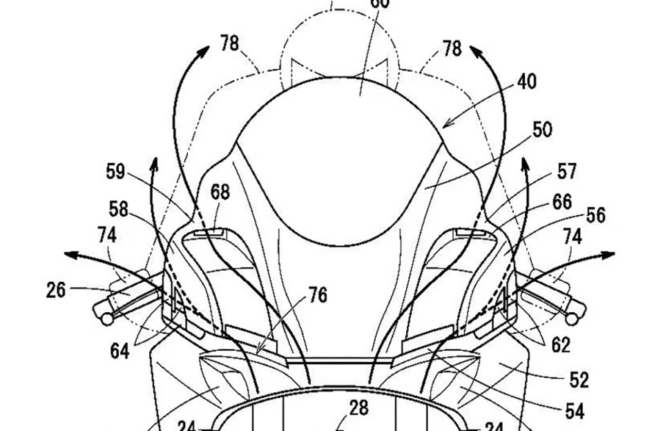 Moto - News: Honda cambia le regole dell'aerodinamica: nuovo brevetto rivoluzionario