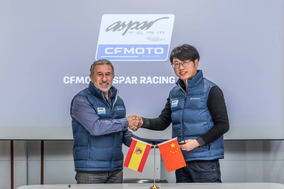 Moto2: CFMoto insieme ad Aspar per dare la caccia ai titoli Moto2 e Moto3